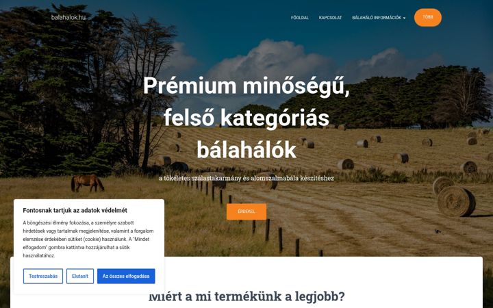 Screenshot of balahalok.hu