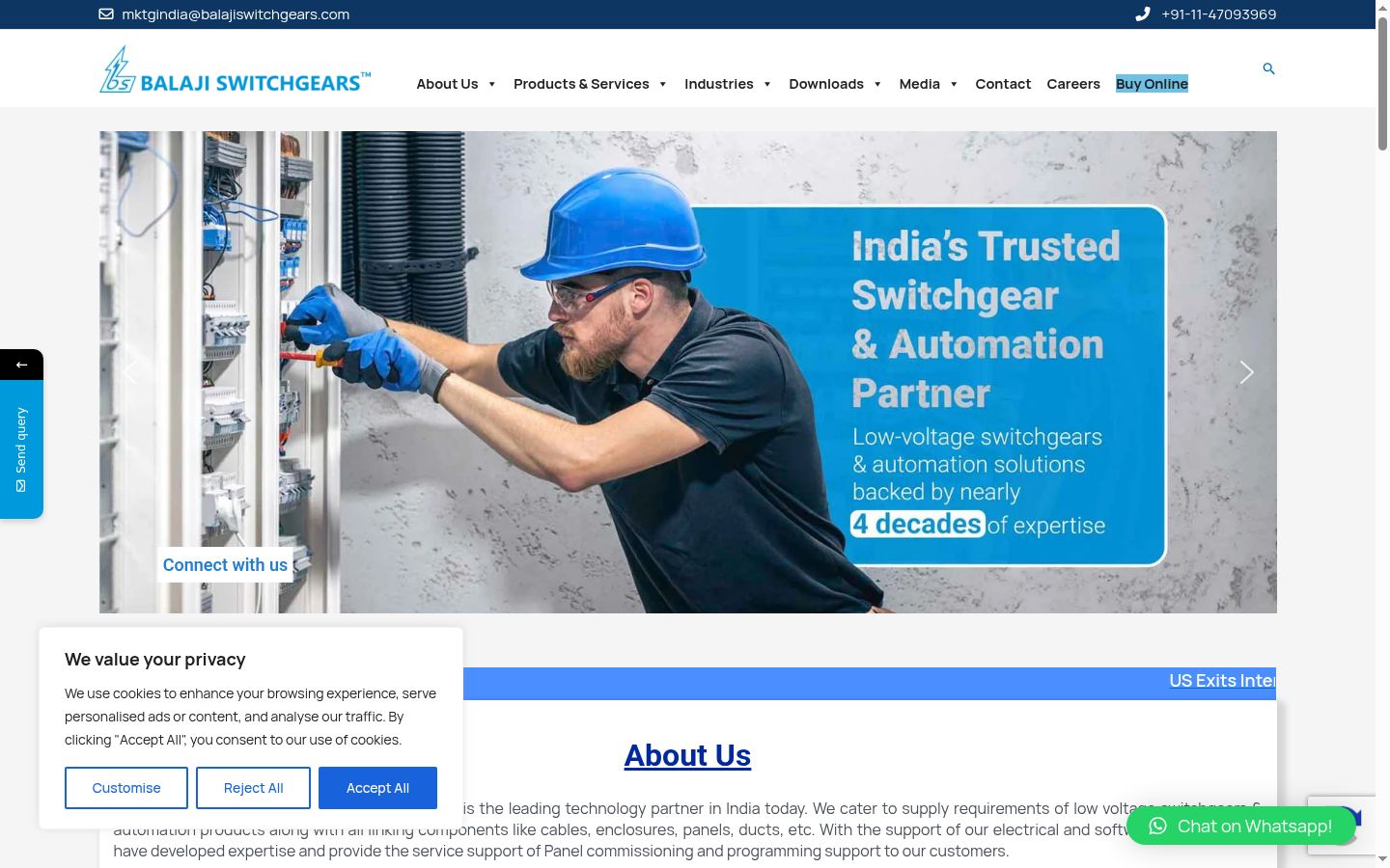 Screenshot tal-banner tal-kunsens muri qabel kwalunkwe interazzjoni