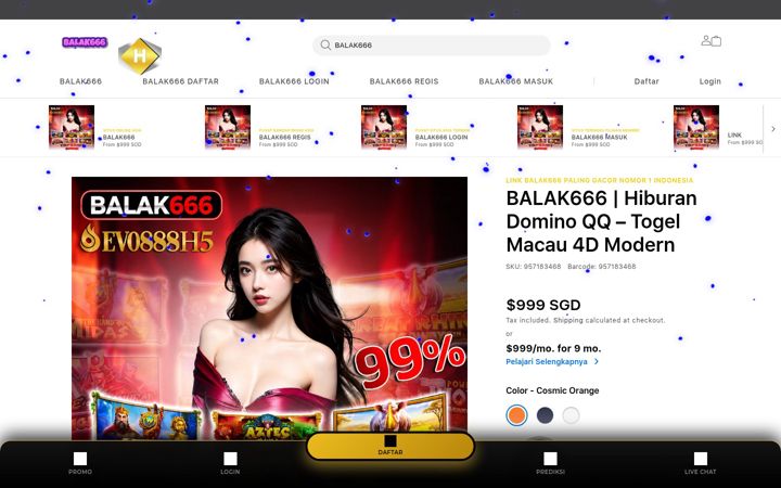 Screenshot of balak666.biz
