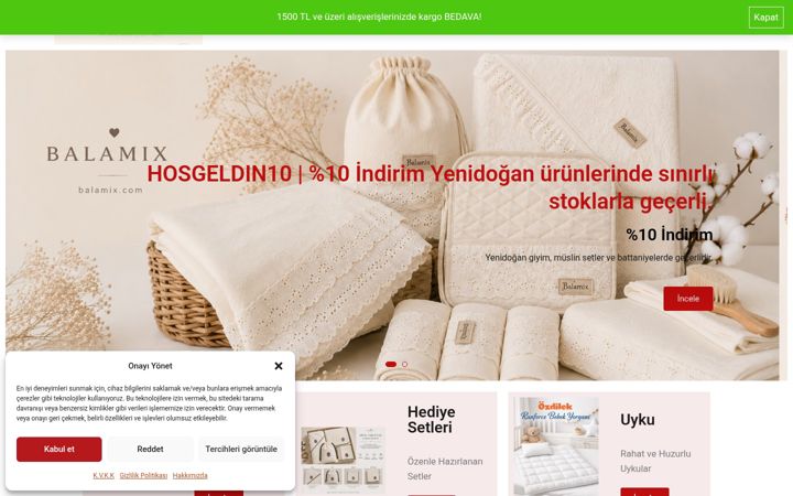 Screenshot of balamix.com