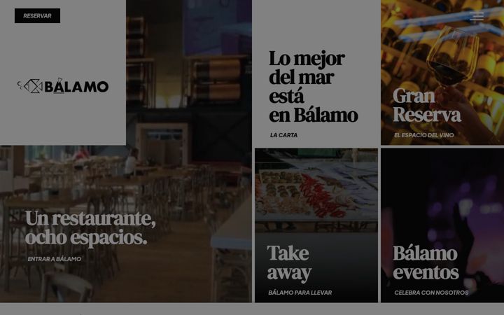 Screenshot of balamorestaurante.es