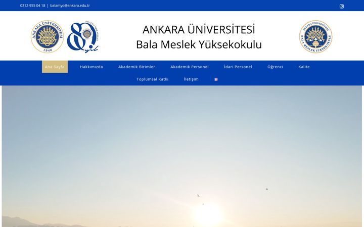 Screenshot ta' balamyo.ankara.edu.tr