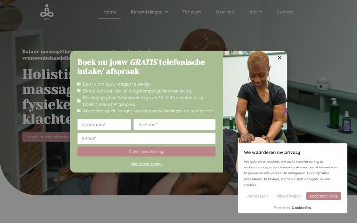 Screenshot of balanc.nl