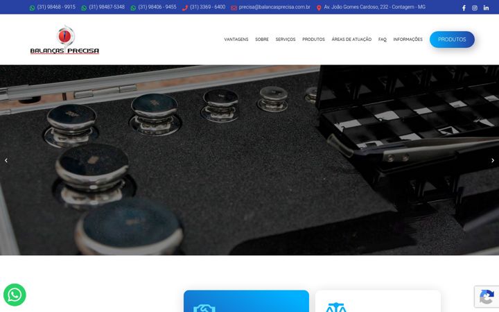 Screenshot of balancasprecisa.com.br