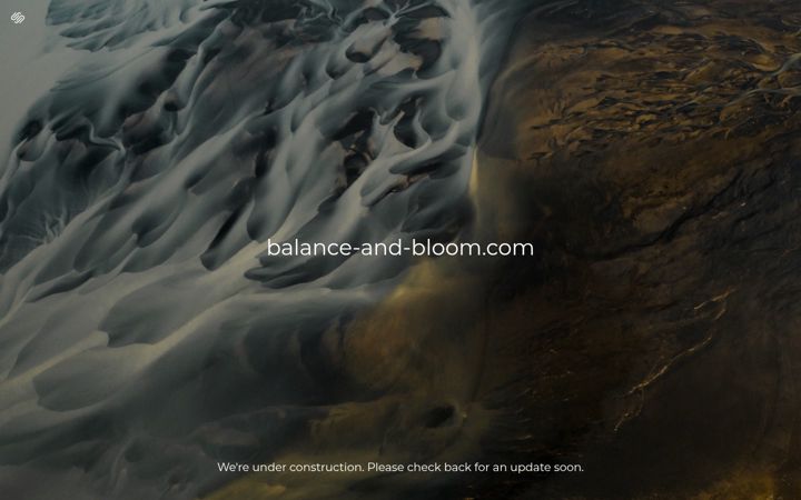 Screenshot of balance-and-bloom.com