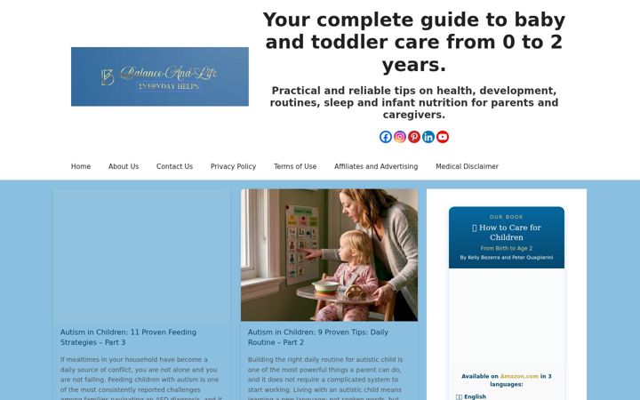 Screenshot of balance-and-life.com