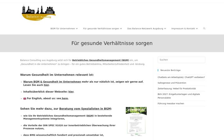 Screenshot of balance-consulting.eu