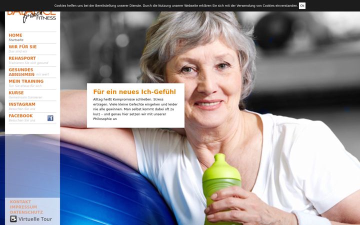 Screenshot of balance-frauenfit.de
