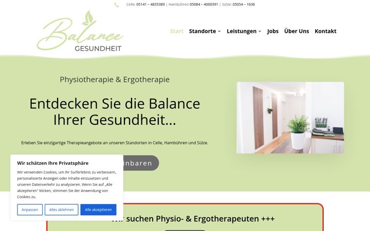 Screenshot of balance-gesundheit.com