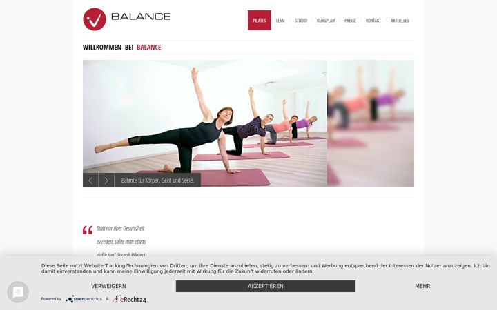 Screenshot of balance-neunkirchen.de
