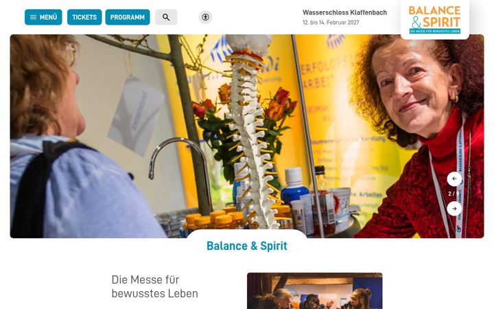 Screenshot of balance-spirit.de