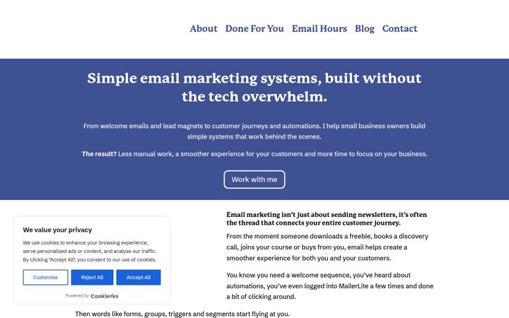 Screenshot of balance-va.co.uk