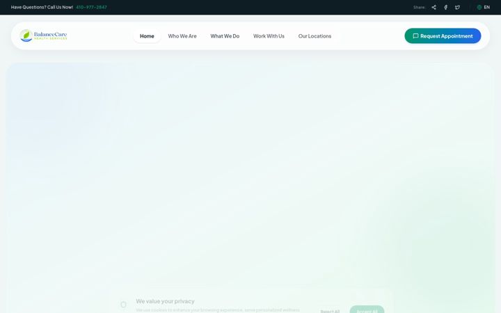 Screenshot of balancecarehealth.com