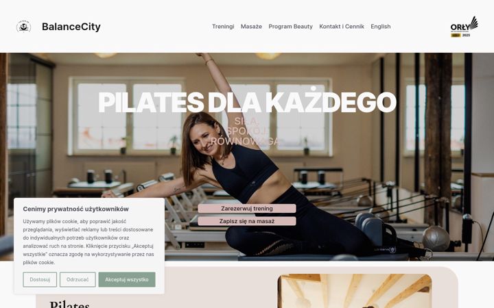 Screenshot of balancecity.pl