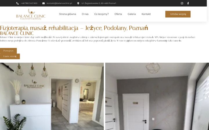 Screenshot of balanceclinic.pl