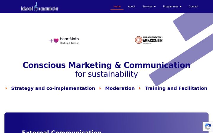 Screenshot of balanced-communicator.com