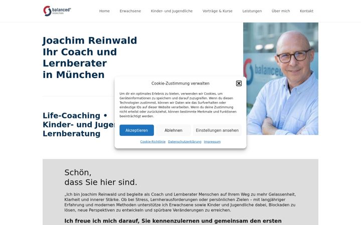 Screenshot of balanced-muenchen.de