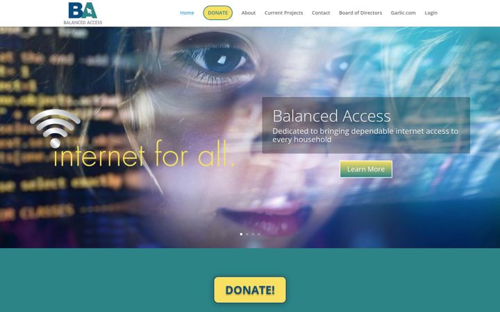 Capture d'écran de balancedaccess.org