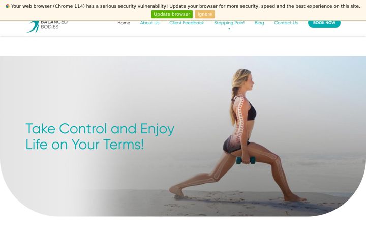 Screenshot of balancedbodiessport.com