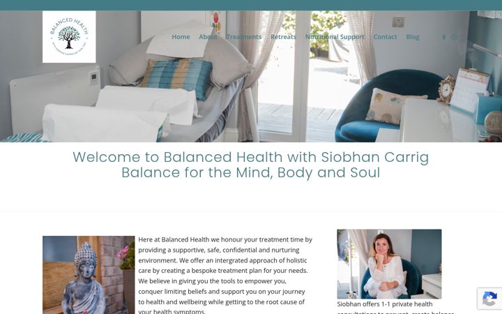 Screenshot of balancedhealth.uk