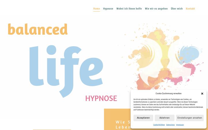 Képernyőkép: balancedlife-hypnose.at