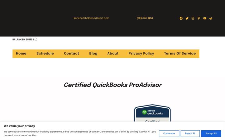 Screenshot of balancedsums.com