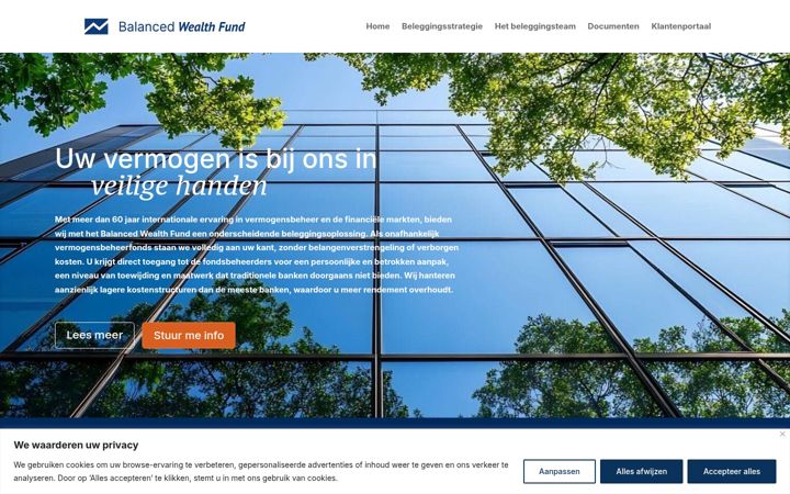 Screenshot of balancedwealthfund.nl
