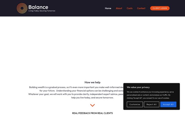 Screenshot of balancefp.co.uk