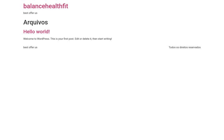 Screenshot of balancehealthfit.com