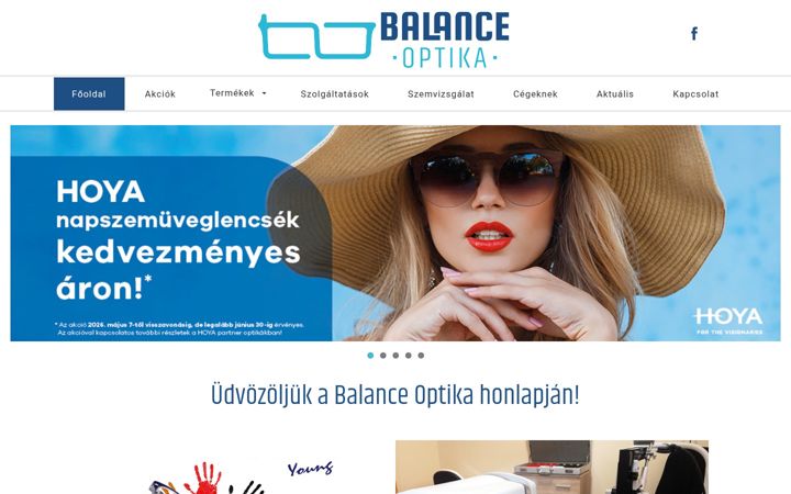 Screenshot of balanceoptika.hu