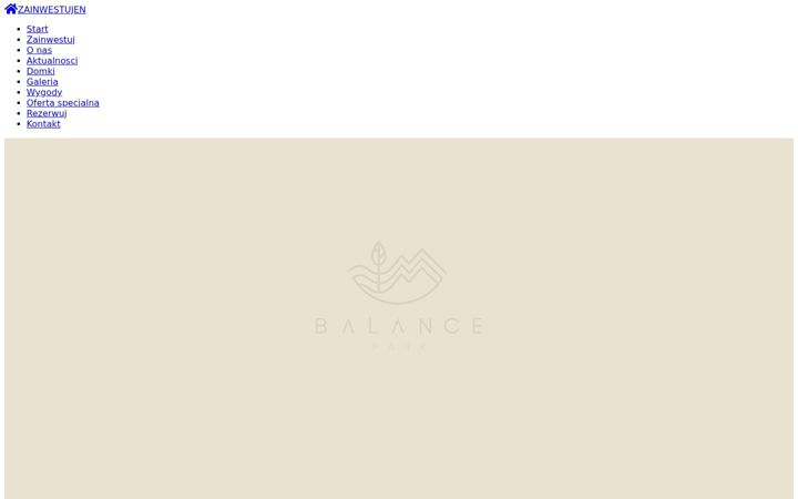 Screenshot of balancepark.pl