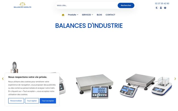 Screenshot of balances-kern.fr