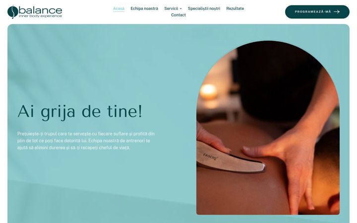 Screenshot of balancestudio.ro