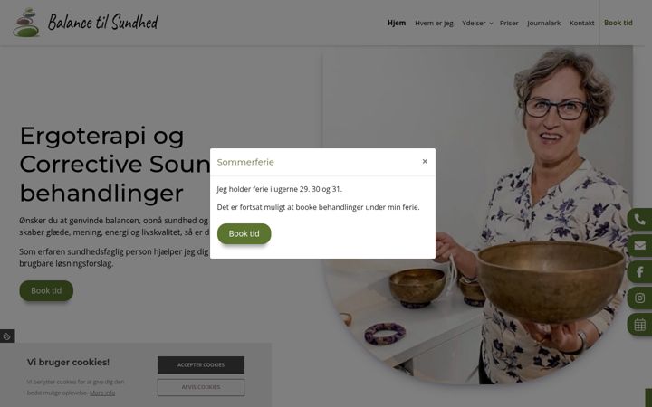 Screenshot of balancetilsundhed.dk