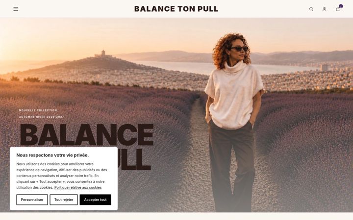 Screenshot of balancetonpull.com