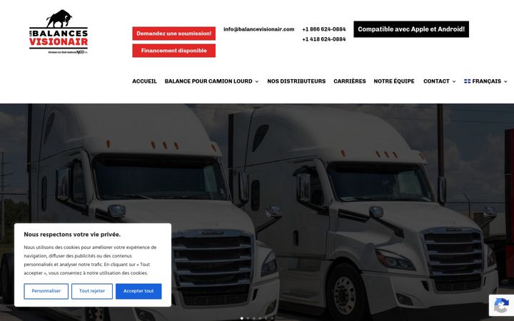 Screenshot of balancevisionair.com