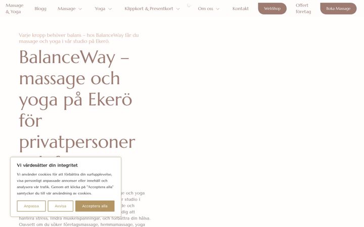 Screenshot of balanceway.se