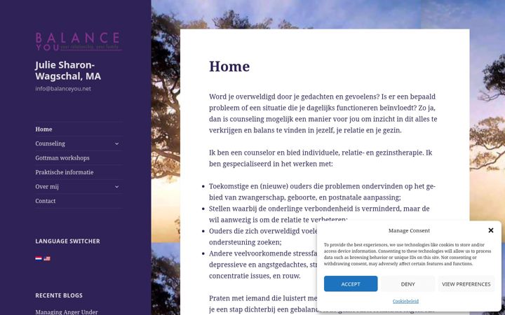 Screenshot of balanceyou.net