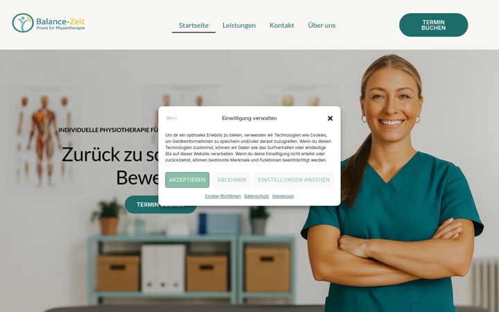 Zrzut ekranu balancezeit-fulda.de
