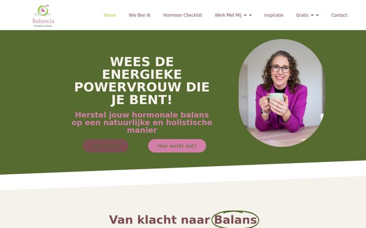 Screenshot of balancia.nl