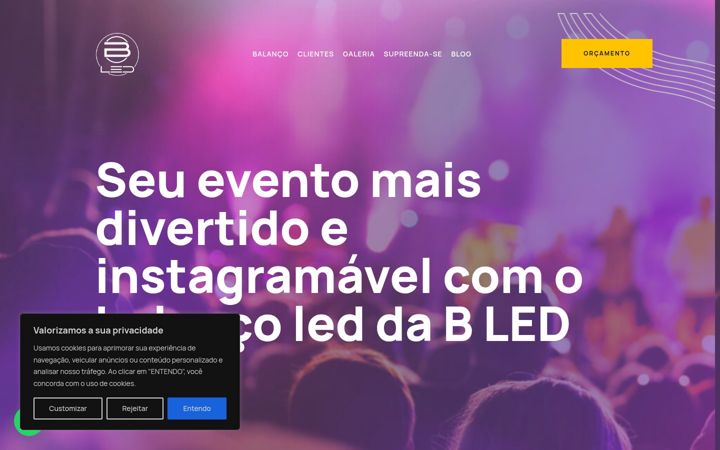 Screenshot of balancodeled.com.br