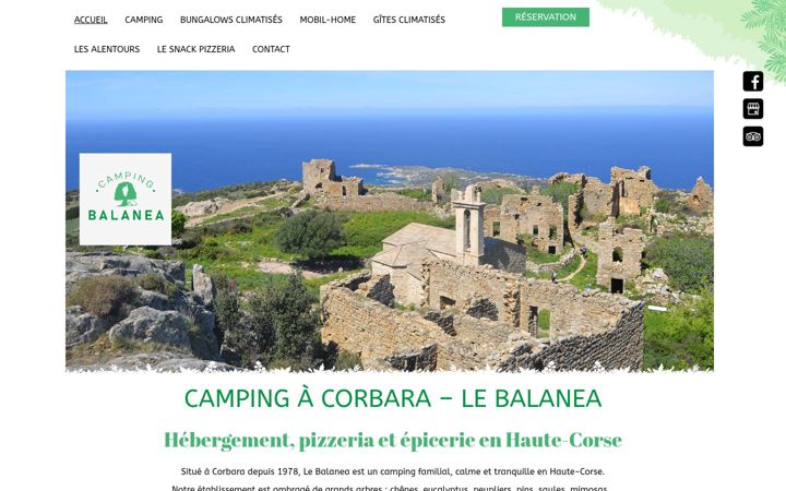 Screenshot of balaneacorbara.fr