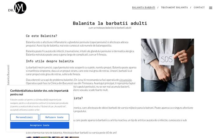 Screenshot of balanita.ro