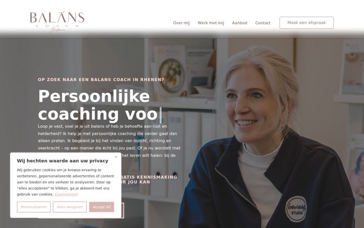 Screenshot of balans-coach.nl