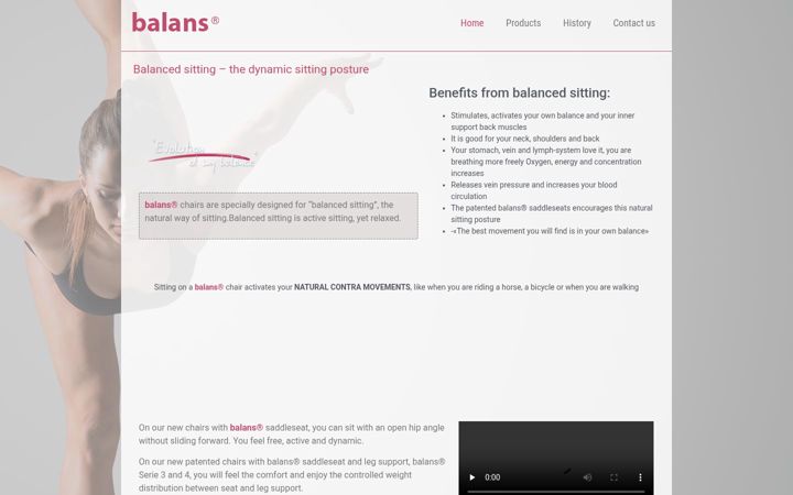 Screenshot of balans.no