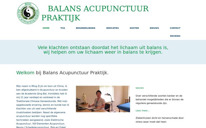 Képernyőkép: balansacupunctuurpraktijk.nl
