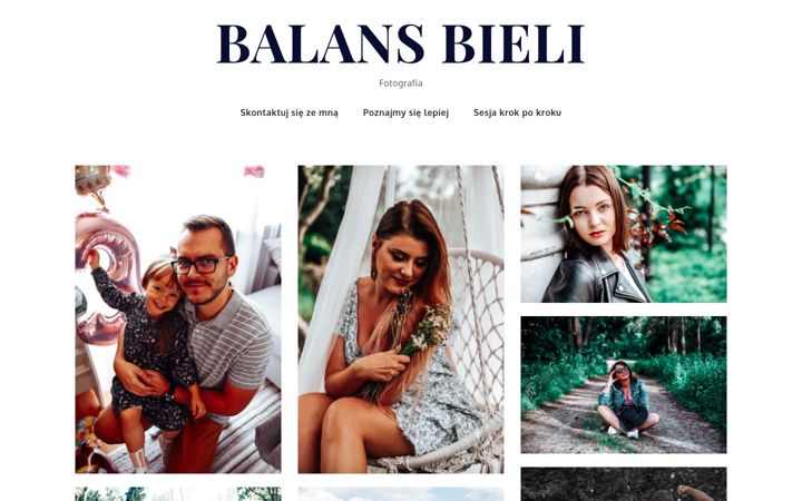 Captura de pantalla de balansbielifoto.pl