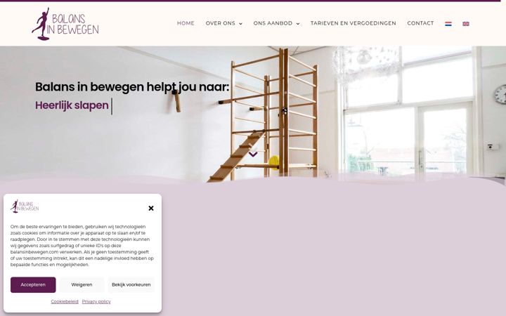 Screenshot of balansinbewegen.com