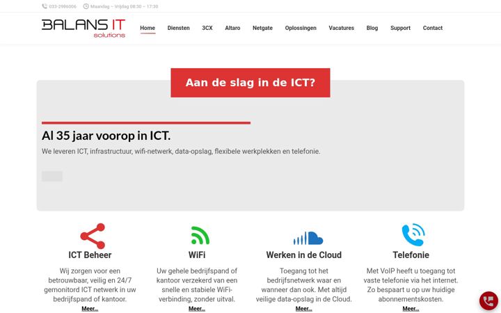 Screenshot of balansit.nl