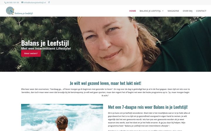 Screenshot of balansjeleefstijl.nl